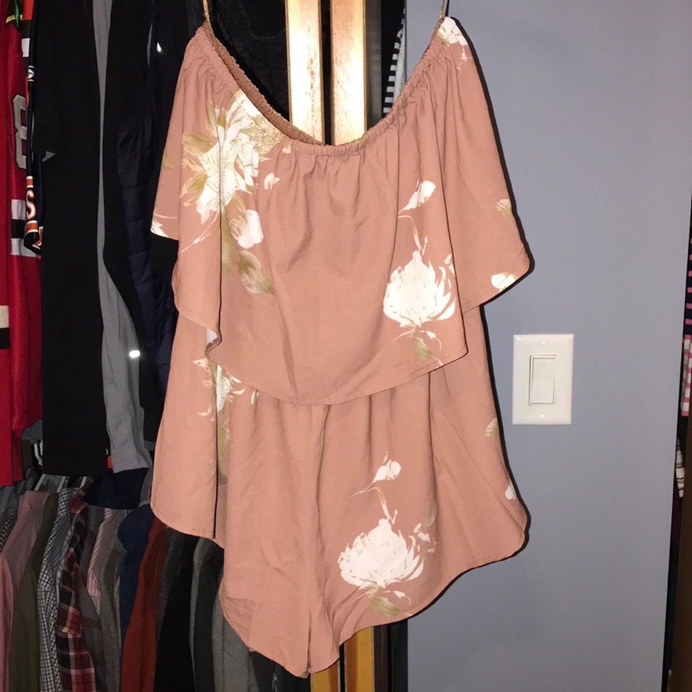 Strapless romper new with tags